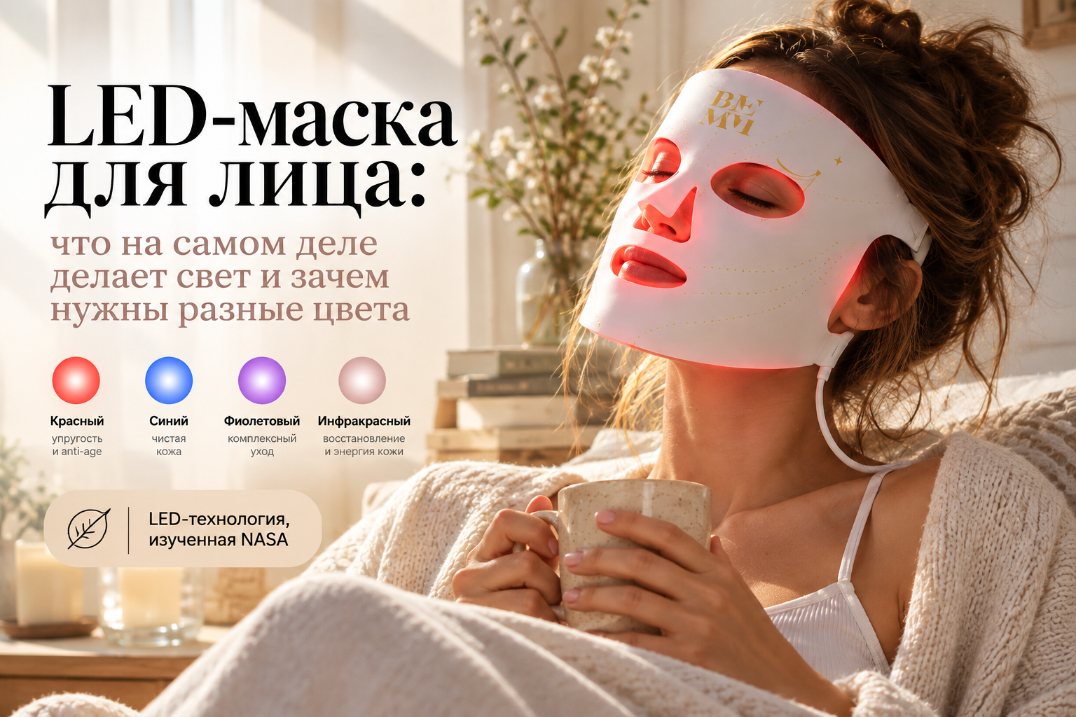 LED-маска для лица: что на самом деле делает свет и зачем нужны разные цвета
